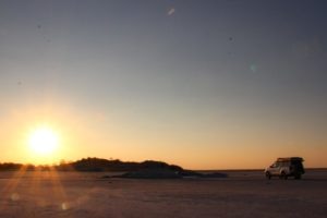 Botswana self drive safari sunet