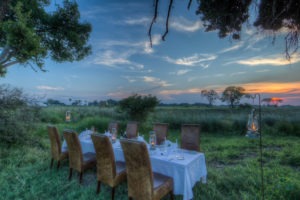 Bush Dinner 20 Kanana Botswana