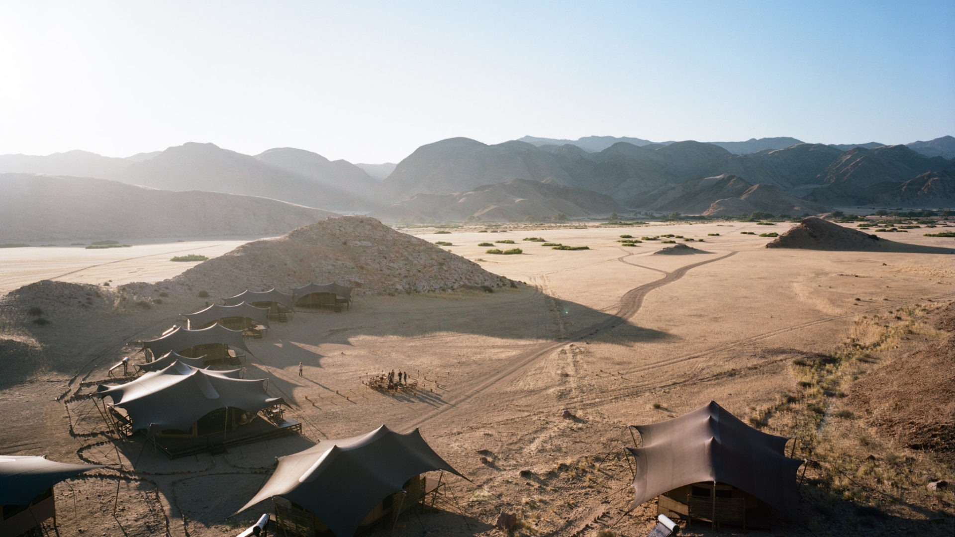 Hoanib Valley Camp Aerial view2
