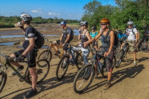 northern tuli botswana cycling safari team photo