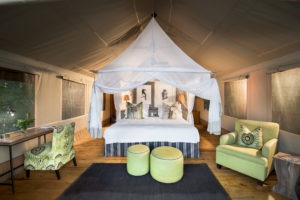 pafuri camp tent interior