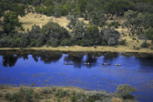 selinda spillway canoe down river