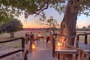 zambia south luangwa walking safari lighting sunset
