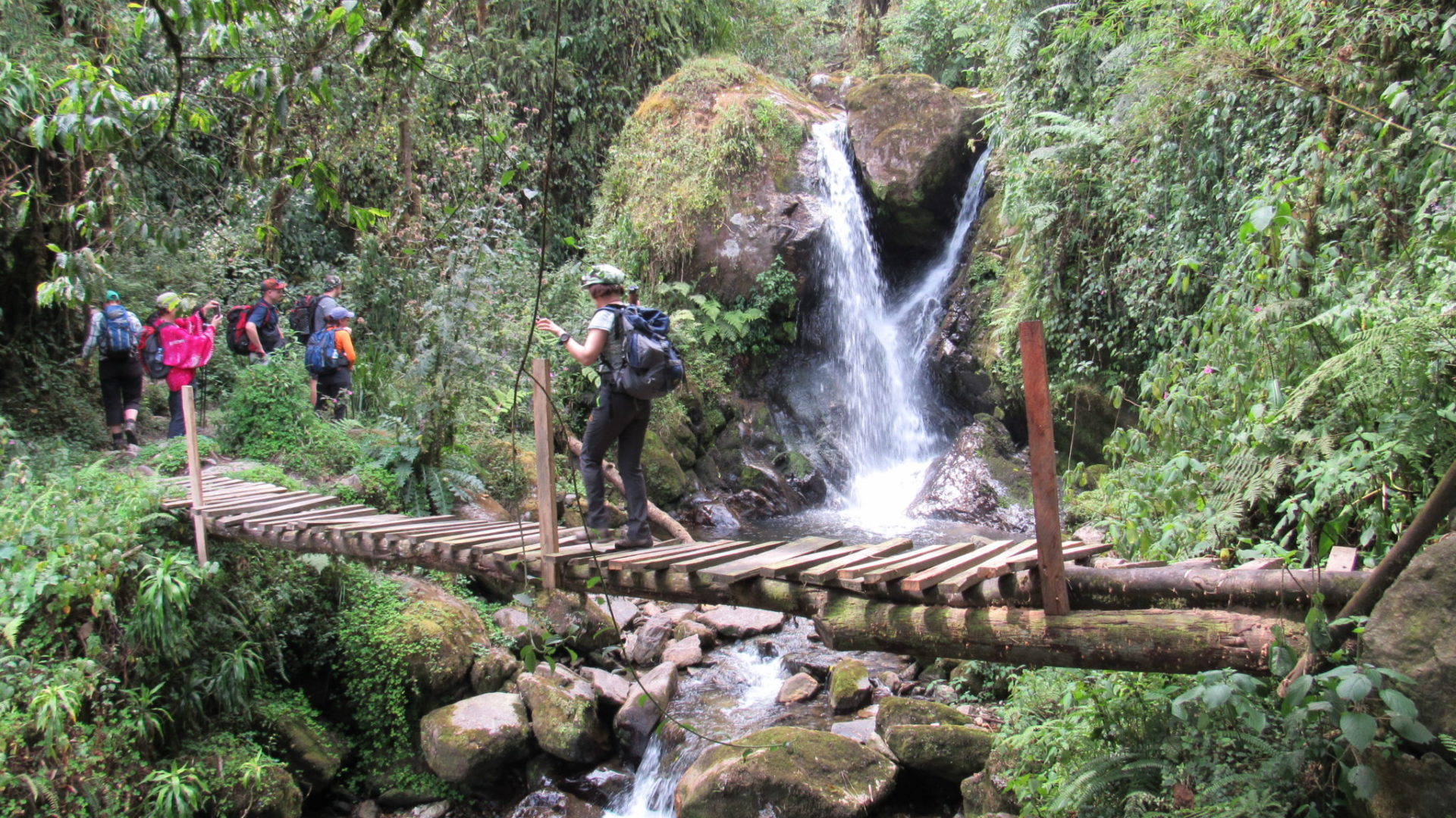 rwenzori trekking uganda enock falls 1