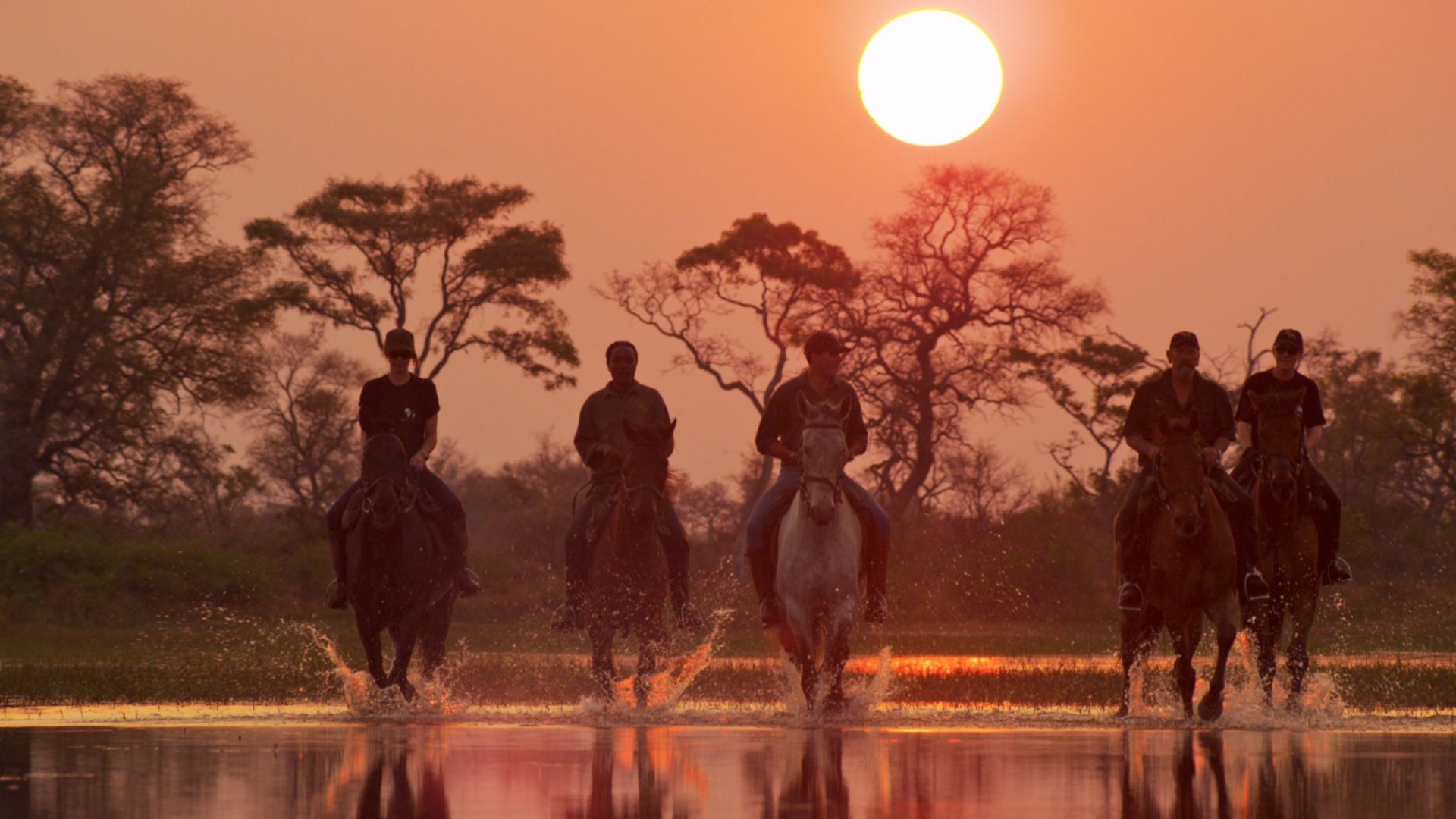 Okavango Delta Ride Sunset