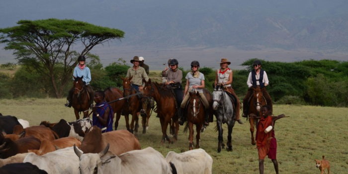 Natron Flamingo Ride maasai