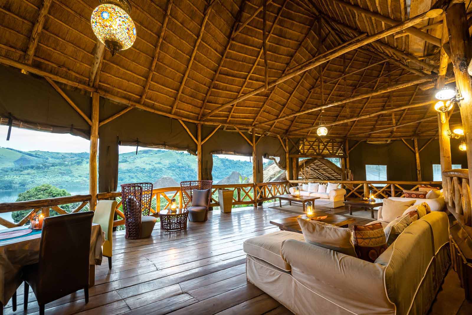 crater safari lodge uganda views lounge