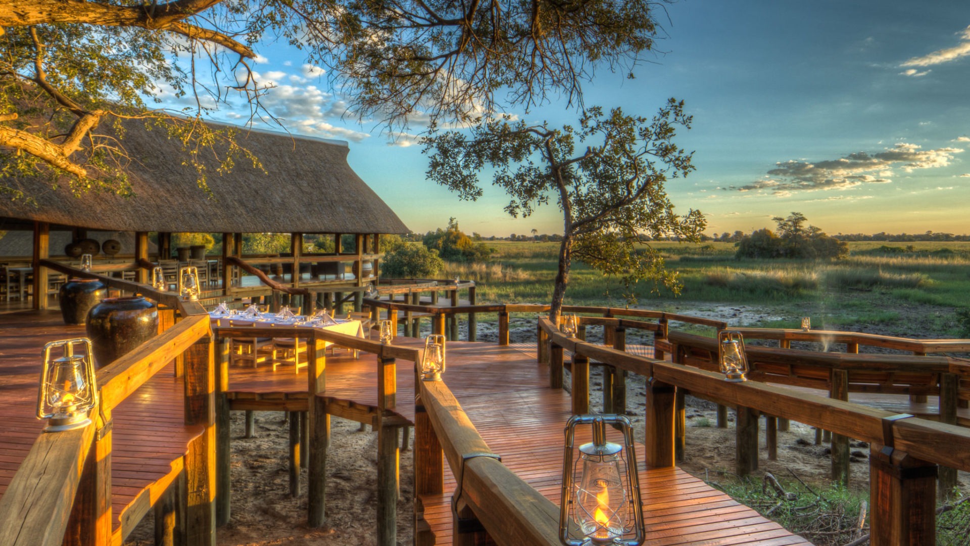 Camp Okavango Main Deck View
