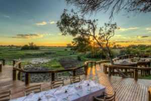 Camp Okavango Outdoor Dining