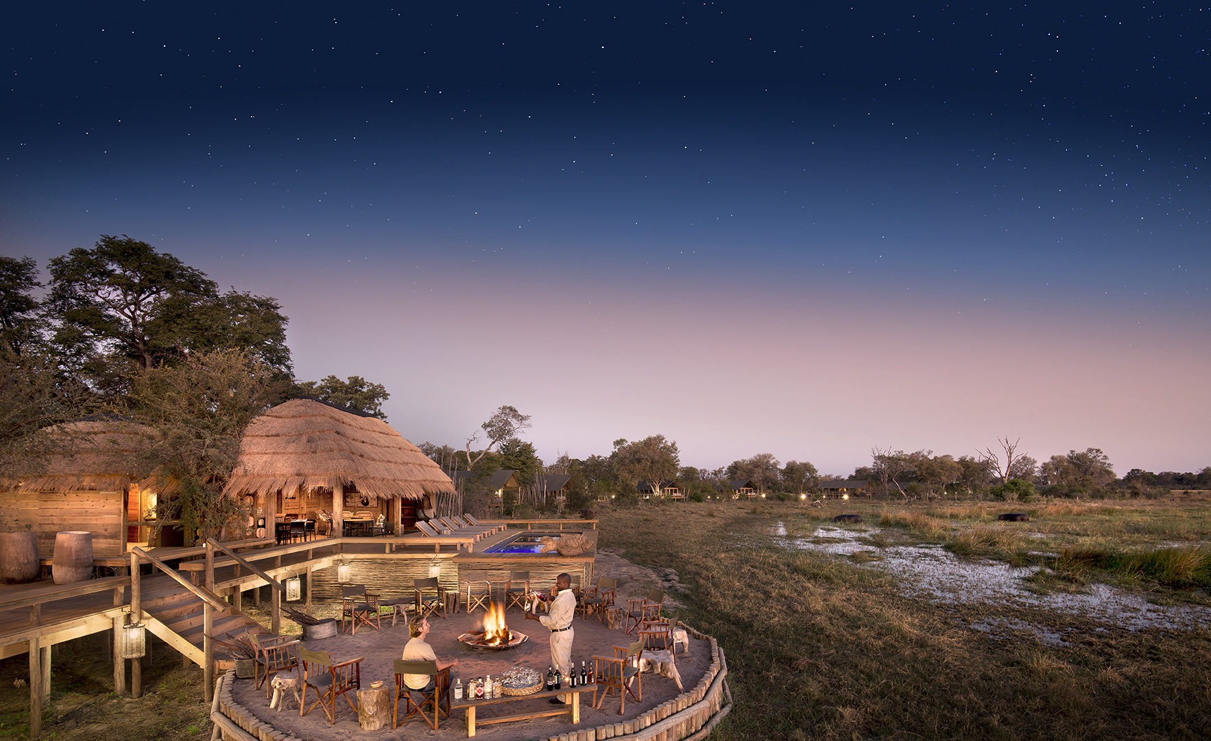 botswana okavango delta sable alley fire pit