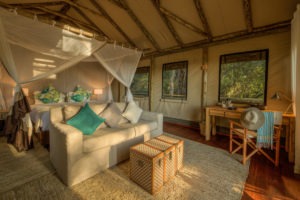 botswana okavango delta setari camp room lounge