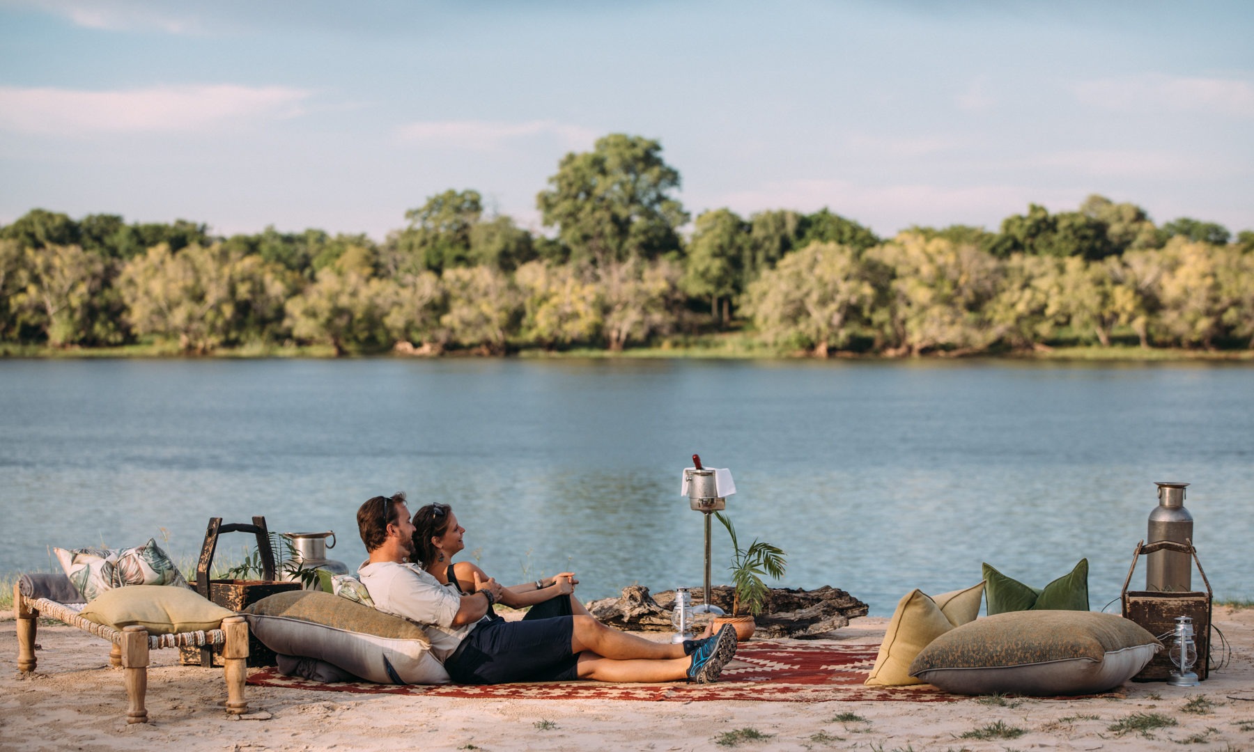 zimbabwe victoria falls old drift lodge sunset