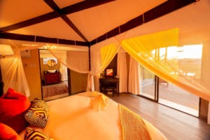 zimbabwe victoria falls the elephant camp bedroom