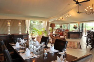 zimbabwe victoria falls the elephant camp dining