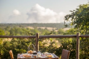 zimbabwe victoria falls the elephant camp table
