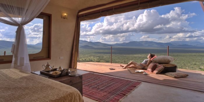 Relaxing afternoon in Villa 6 Saruni Samburu Kenya