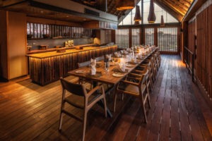 botswana okavango delta chitabe camp dining table