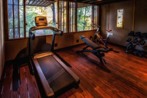 botswana okavango delta chitabe camp gym