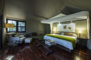 botswana okavango delta chitabe camp room interior