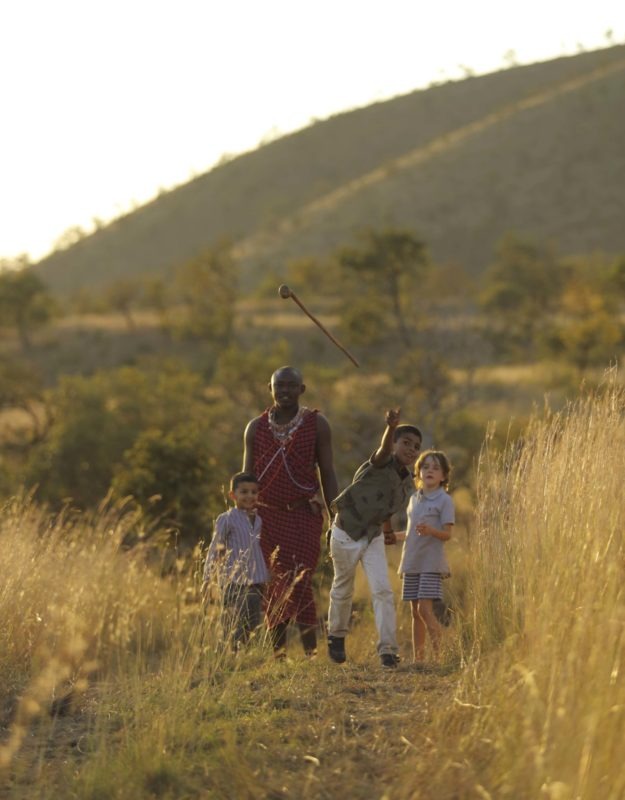 finch hattons 2015 136 Finch Hatton West Tsavo Kenya children walking maasai