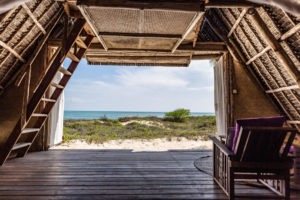 Tanzania Fanjove Island Banda view out
