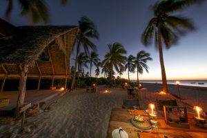 Tanzania Fanjove Island Dining area at night1