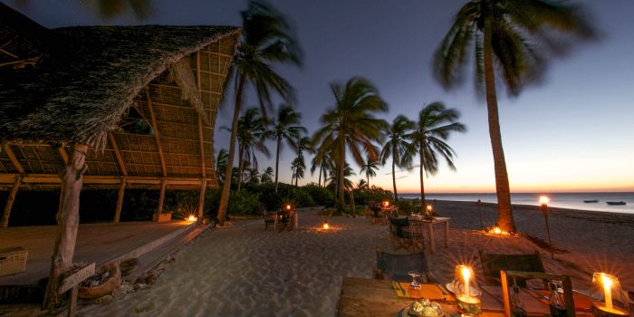Tanzania Fanjove Island Dining area at night1
