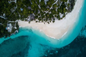 Tanzania Fanjove Island aerial 4