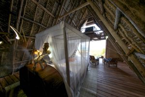 Tanzania Fanjove Island bed lounge