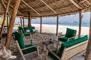 Tanzania Fanjove Island lounge area