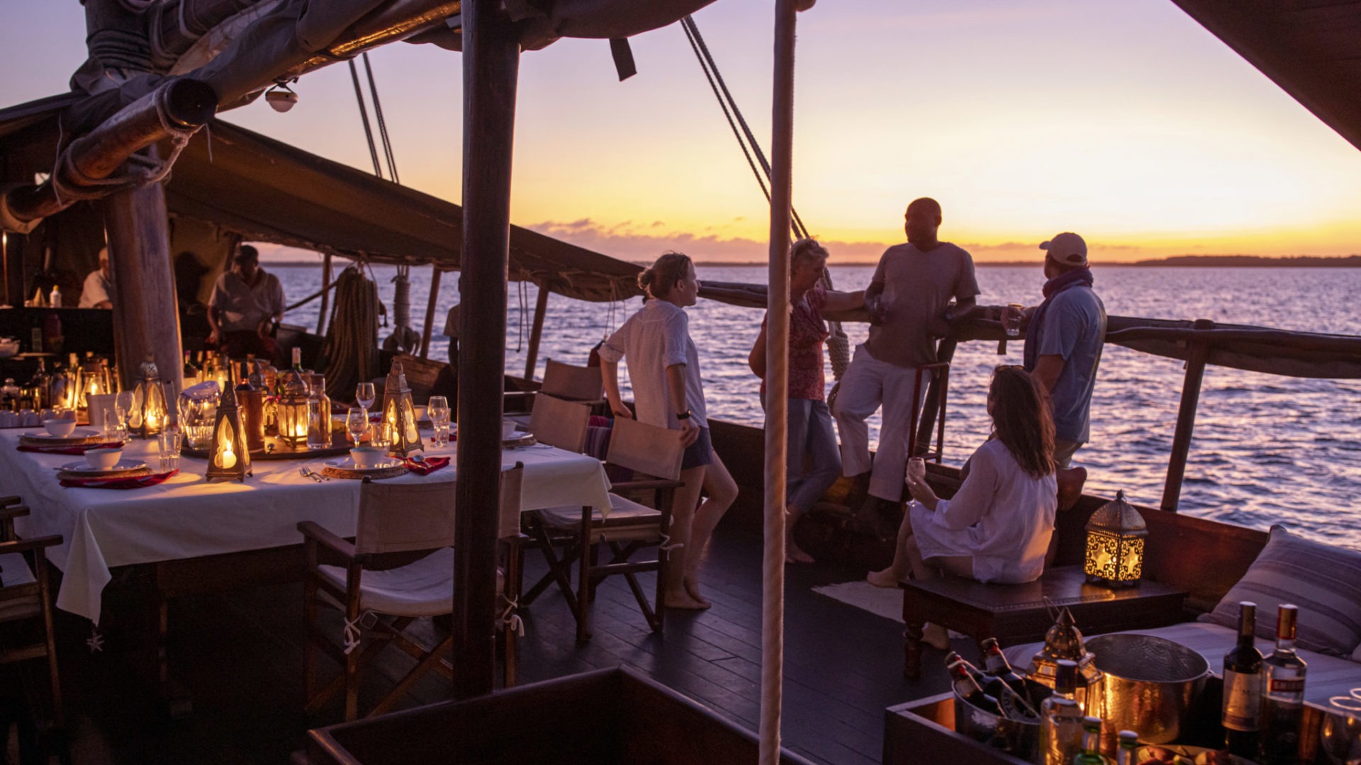 tusitiri evening1 Tusitiri Dhow Lamu Kenya