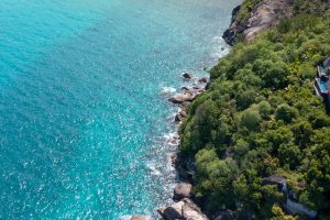 Anantara Maia Seychelles Villas Exterior View Peninsula Ocean View Pool Villa Aerial View