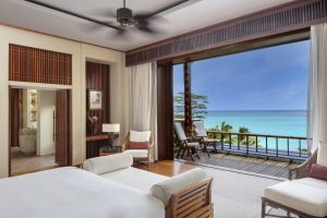 Anantara Maia Seychelles Villas Guest Room Ocean View Pool Villa View From Bedroom