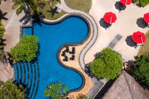 Anantara Maia Seychelles Villas Pool View Aerial Main Swimming Pool